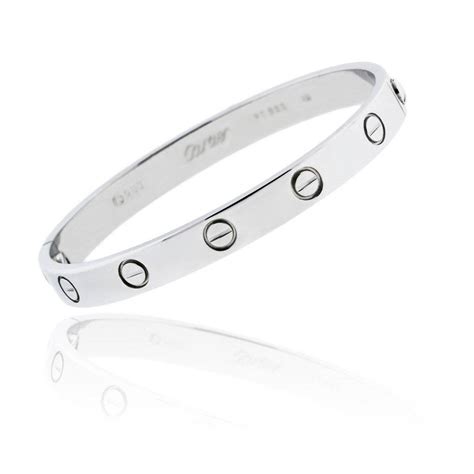 replica cartier love bracelet sterling silver|cartier love bracelet inside engraving.